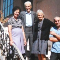 (left) Cristina, Deda, Bardha, Gjon